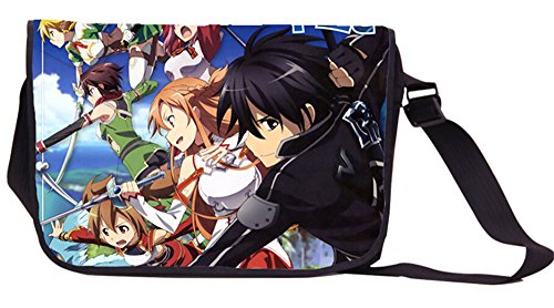 Siawasey Sword Art Online Anime Kirigaya Kirito Messenger Bag Backpack Shoulder Bag - Image 131