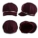 Siggi Womans Winter Fall Newsboy Cabbie Cap Ladies Cloche Beret Hat Burgundy