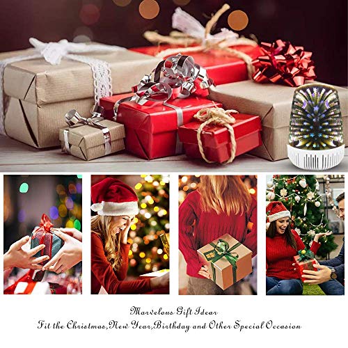 Night Light Bluetooth Speaker 3D Star Colorful Portable Wireless LED Bluetooth Speaker for Family Gatherings and Outdoor Travel Bedroom Living Room Office Boy Girl Christmas Gift