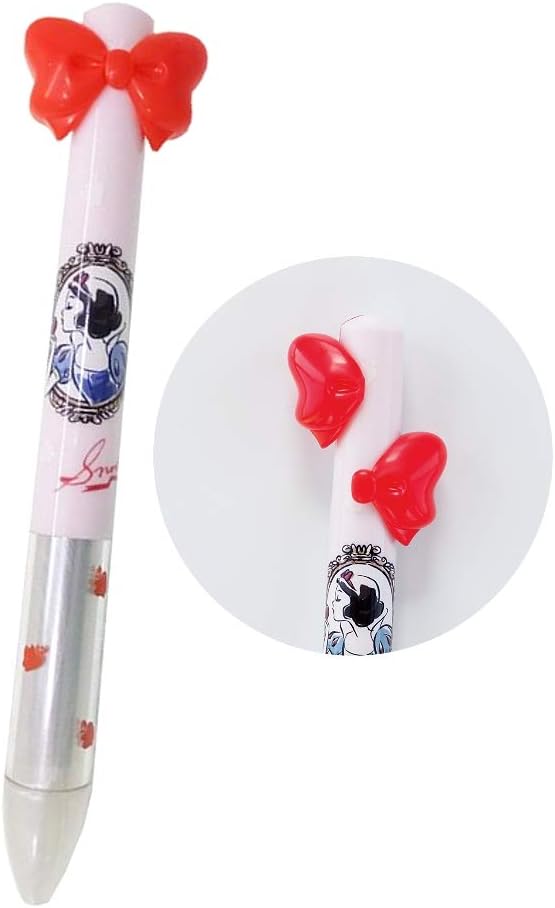 Ribbon mimi Ballpoint Pen 2 Color Black, Red, 0.7mm (Snow White [ 22039501 ])