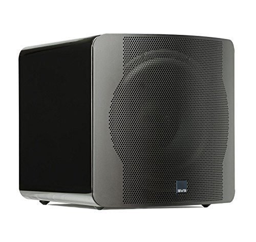 Dual SVS SB-2000 Subwoofer (Piano Gloss Black) - 12-inch Driver, 500-Watts RMS, Sealed Cabinet