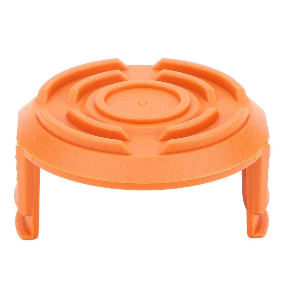 Fdit Trimmer Spool Cover, 2.4x2.4x1.2in ABS Mower Spool Cover Line String Trimmer Replacement Lawn Mower Grass Trimmer Spool Covers Accessory Replacement for Worx