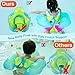 【Upgrade】Baby Swimming Float Ring - Baby Spring Floats Swim Trainer Newborn Baby Kid Toddler Age 3-10 Month (11 - 22lbs) Summer Outdoor Beach Water Bath Toy Swimming Pool Accessories