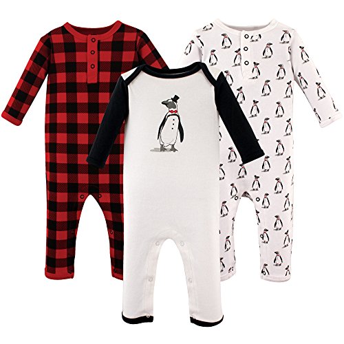 Hudson Baby baby-girls Cotton Coveralls