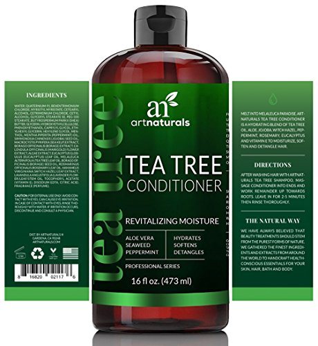 ArtNaturals Tea Tree Conditioner - (16 Fl Oz / 473ml) - Sulfate Free - Made with 100% Pure Therapeut - //medicalbooks.filipinodoctors.org