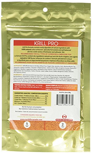 Northfin Food Krill Gold 2mm Pellet 80 Gram Package