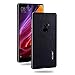 For Mi MIX,DAYJOY Luxury Premium Aluminum Metal Shockproof Bumper Frame Case + Real Genuine Cow Leather Back Cover With invisible Kickstand and Lanyard for Xiaomi Mi MIX(BLACK)