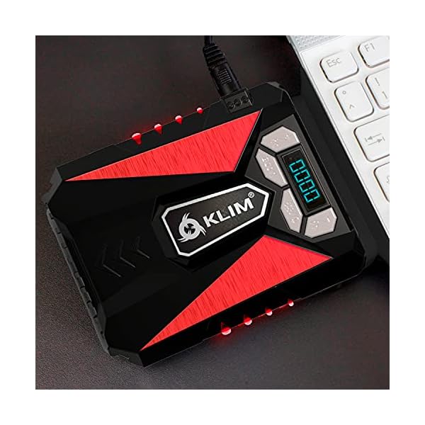 KLIM-Cool-Universal-Gaming-Laptop-PC-Cooler-High-Performance-Fan-for-Fast-Cooling-Action-USB-Hot-Air-Extractor-New-2020-Version-Red KLIM™ Cool Universal Gaming Laptop PC Cooler - High Performance Fan for Fast Cooling Action - USB Hot Air Extractor…