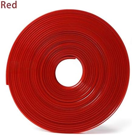 AMZLUCKY - 8M Car Hub Trim Decoration Anti-Collision Strip Wheel Rim Protector Ring Wheel Tire Edge Changer Guard stickers Car Styling