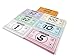 Mono Board Game Money Replacement Set - $48,020 - Bills (4 x 2.2 Inches), 70 of each Amount, 490 Bills Total