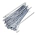 Steel Chain Link Residential Fence Ties 100 Count Pack 6 1/2 Inch Long 14 Gauge