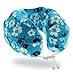 Cabeau Evolution Memory Foam Travel Pillow - The Best Neck Pillow with 360 Head & Neck Support, Blue Tropic