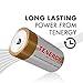 Tenergy 1.5V D Alkaline LR20 Battery, High Performance D Non-Rechargeable Batteries for Clocks, Remotes, Toys & Electronic Devices, Replacement D Cell Batteries, 12 Pack