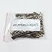 PEPPERLONELY Brand 50PC Antiqued Bronze Bobby Pins Hair Clips (50mm) with Glue On Flat Pads (8mm)