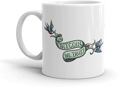 Amazon.com | Bitcoin Tattoo Mug: Coffee Cups & Mugs