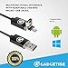 Gadgetise USB Borescope Endoscope 3 In 1 Inspection Camera System With 6 LED Lights | Improved Brightness, HD Crisp Images & Video, Waterproof, Semi Rigid Cable | For Drain, Sink, Holes, Pipes & More
