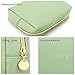 Gonex Small Makeup Bag for Purse PU Vegan Leather Travel Cosmetic Pouch Toiletry Bag for Women Girls Gifts Portable Water-Resistant Daily Storage Organzier Avocado