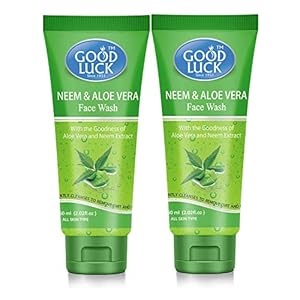 Good Luck Neem & Aloe Vera Face Wash (Pack of 2)