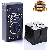 Infinity Cube Fidget Toy, Luxury EDC Fidgeting Game for Kids and Adults, Cool Mini Gadget Spinner Best for Stress and Anxiety Relief and Kill Time, Unique Idea that is Light on the Fingers and Hands