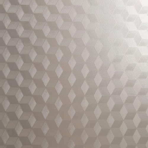 Limpid Rhombus - Self-Adhesive Embossed Window Film Home Decor 17.7" X 394"(Roll)