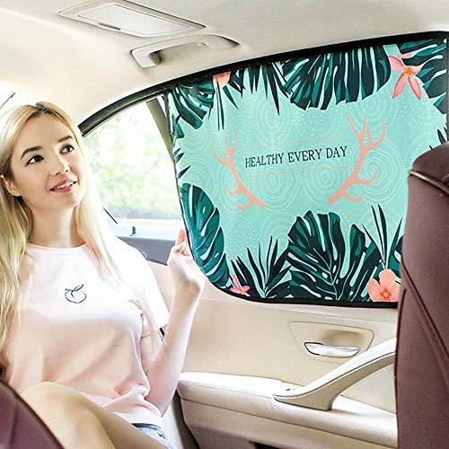FDSEA Car Sunshade Sunscreen Insulation Car Sun Block Magnetic Telescopic Car Curtain Car Visor Side Window Car Curtain