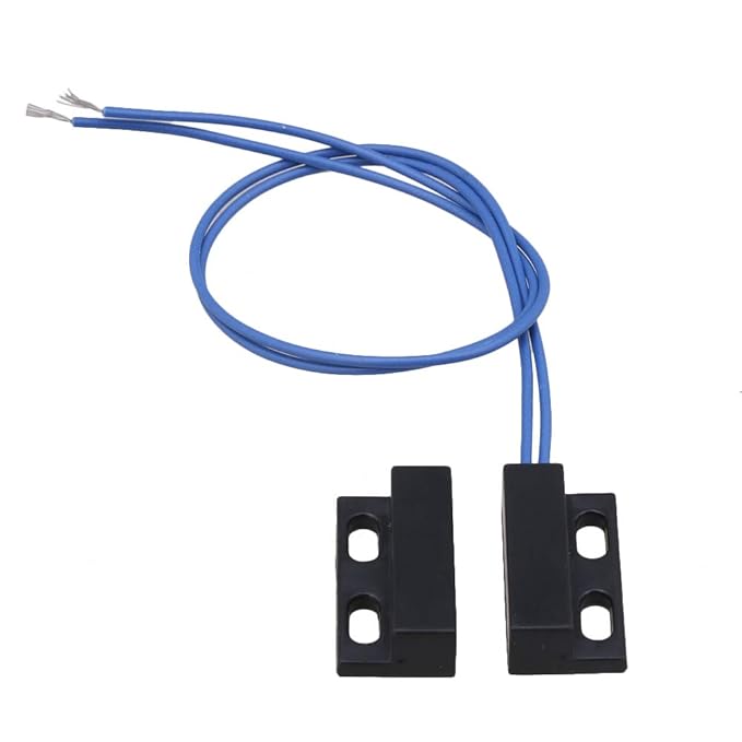 Black AC110220V NC Door Window Reed Switch Normally Closed Door Contacts