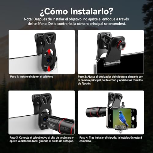 Evil Eye 18X Telephoto Lens, BAK4 Prism, FMC Coated, Dual Mode with Tripod, Compatible with iPhone 12-17 Series & Android, Ideal for Travel, Wildlife Observation & Sports Event