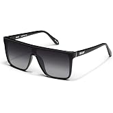 QUAY Nightfall Oversized Shield Sunglasses for Women &amp; Men &ndash; Extra Large Polarized UV Protection Shades for Everyday Wear