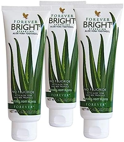Forever Living Bright Aloe Vera Tooth Gel - Pack of 3 price in Saudi Arabia  | Amazon Saudi Arabia | supermarket kanbkam