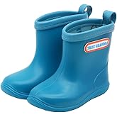 Toddler Rain Boots Baby Rain Boots Short rain Boots for Toddler Easy-on Lightweight and Waterproof