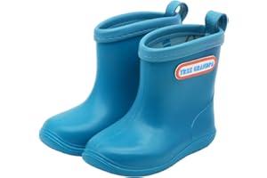 Toddler Rain Boots Baby Rain Boots Short rain boots for toddler Easy-on Lightweight and Waterproof