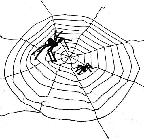 Halloween Supplies/Haunted House furnishings/Bar Decoration/Big plush spider web-A