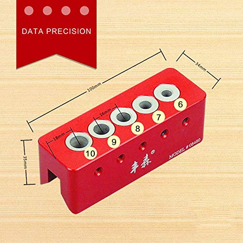 Jocestyle Woodworking Puncher Locator Right Angle Round Pipe Punch DIY Carpentry Tool