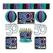 Amscan Party Decorations, The Party Continues - 50 Decorating Kit, Party Supplies, Multicolor, Multisize, 9ct