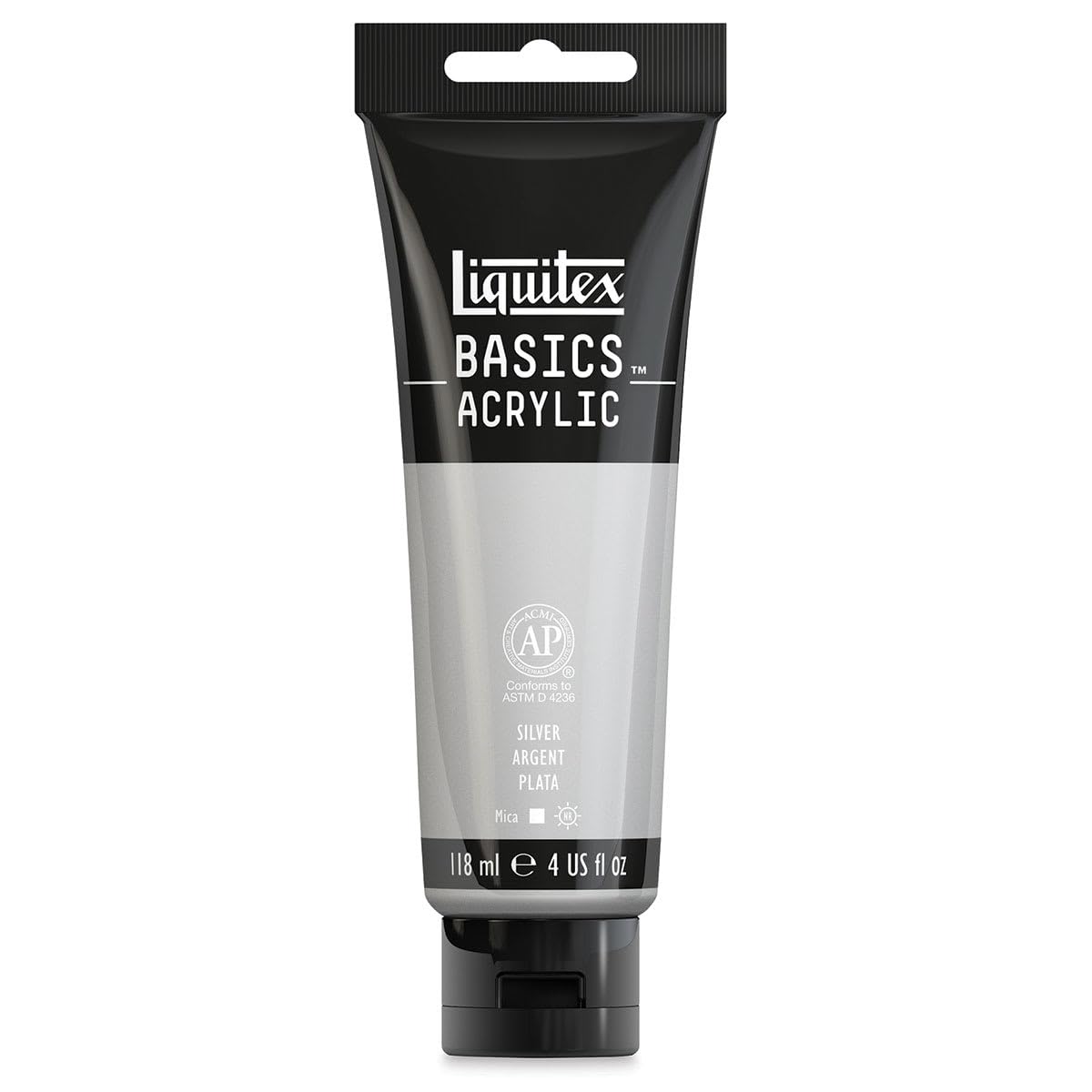 Liquitex Basics Acrylic, 118 ml Tube - Silver — image 1