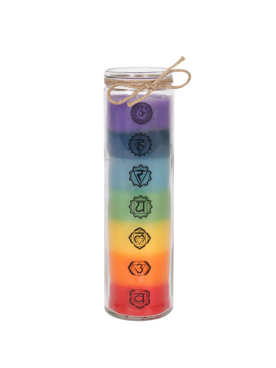 Tall Chakra Candle Candles & Incense 5.5x20.5x5.5cm