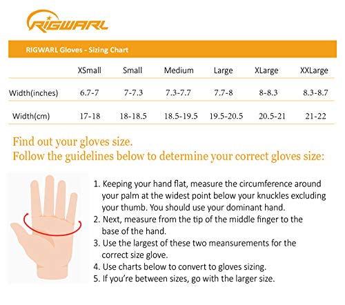 image for RIGWARL Workout Gloves for Women Men, Training Gloves with Wrist Suppo