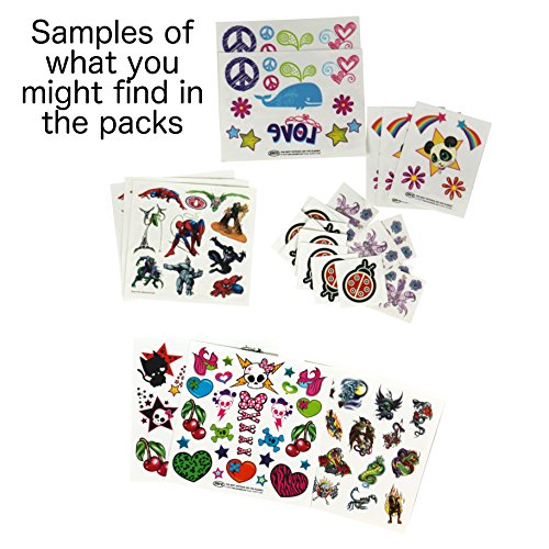 Savvi Mega Value Temporary Tattoos - 625 Tattoos