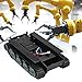German Tiger Robot Tank Chassis Plastic Platform 2WD Rubber Track with 130 Toy Motor for Assembly DIY Kit, 2V-8Vthumb 3