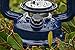 SE 15-LED Blue Hurricane Lantern with Dimmer Switch - FL805-15BL