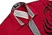 Coofandy Men's Fashion Print Dress Shirt Casual Cotton Button Down Shirts,Red,XLarge