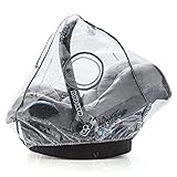 Universal comodidad Protector Lluvia para portabebés (por ejemplo maxi-cosi/CYBEX/Römer) | Buena circulación del aire, verschließbares Contacto de ventana, apertura de intervención para ASA, libre de PVC