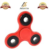 New 2017 Fidget Spinner Toy Stress Reducer | Fidget Toy With Premium Hybrid Ceramic Bearing | Adhd Fidget Toys | Smooth Surface Ultra Durable Non-3d Printed (Red/Black) (Check Special Offers Below)