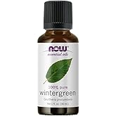 NOW Foods Essential Oils, Wintergreen Oil, Stimulating Aromatherapy Scent, Steam Distilled, 100% Pure, Vegan, Child Resistant