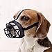 Mayerzon Dog Muzzle, Basket Breathable Silicone Dog Muzzle for Anti-Barking and Anti-Chewing