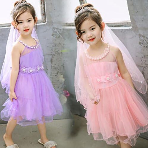 Amazon Co Jp Dn1309 女の子 お姫様 パール ドレス 入学式 卒業式 発表会 結婚式 可愛いリボン 韓国 子供服 パール ワンピース 女の子 子どもドレス 子供服 夏 2017 王女 ヘッドドレス ベール ドレス 子供 ラップし胸 ドレス ショー ダンスドレス ダンス衣装 150 日本