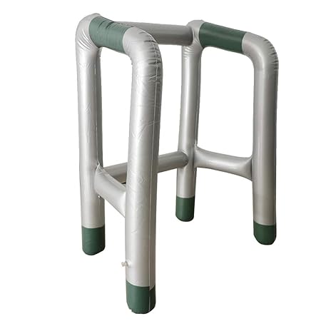 Fenteer PVC Aufblasbare Gehhilfe Rollator Gehgestell Scherzartikel Cosplay Zubehör