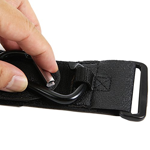 ilovebaby Stroller Clips Multi-Purpose Hooks - Luxury Velcro Stroller Hooks Prefect for Diaper Bags, Toys, Bags, Stroller Accessories, Baby Changing Pad -Pack of 2 - Thumbnail 4
