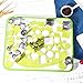 12 Shapes Cookie Cutter Sets for Kids, LetGoShop Biscuit Cutters Baking Mold with Safty Handle and 10 Cartoon Food Fork, Stainless Steel Mini Vegetables and fruits Cutters for Kids (Silver)