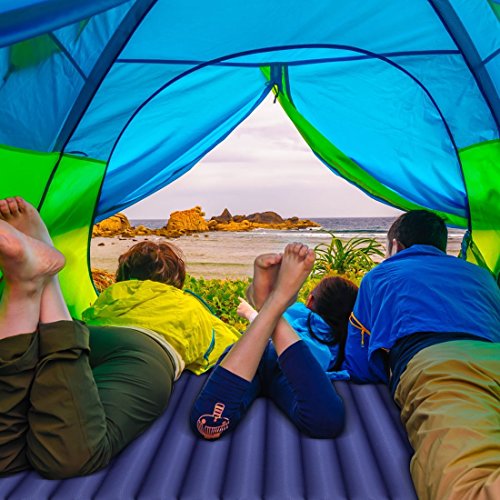 Hikenture-Double-Camping-Pad-by-Inflatable-Air-Mattress-with-Built-in-Foot-Pump-Light-and-Compact-for-Backpacking-Self-Driving-Tour-Hiking-Tent-Blue